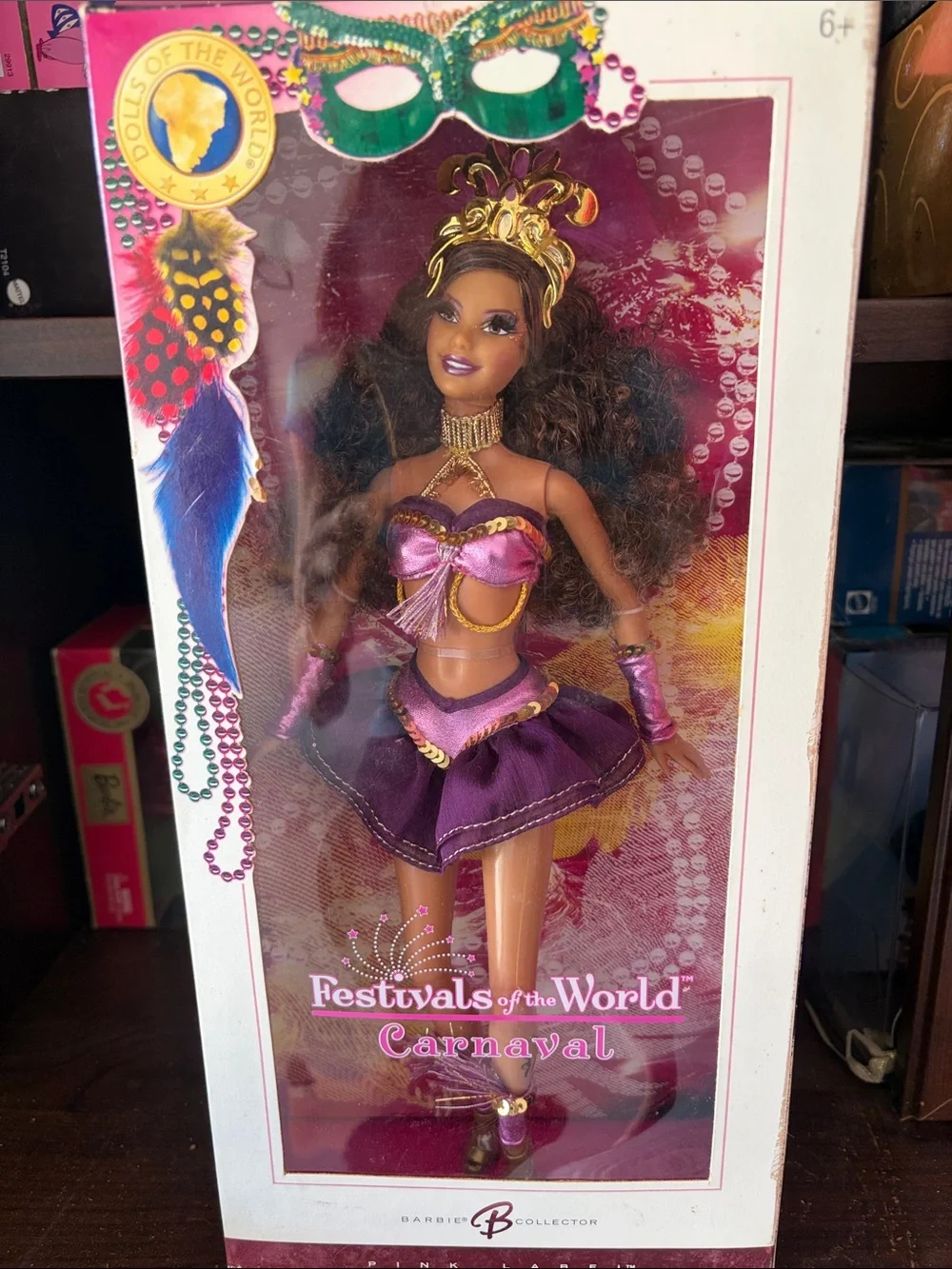 Festivals of the World Carnaval Doll - Purple and Pink